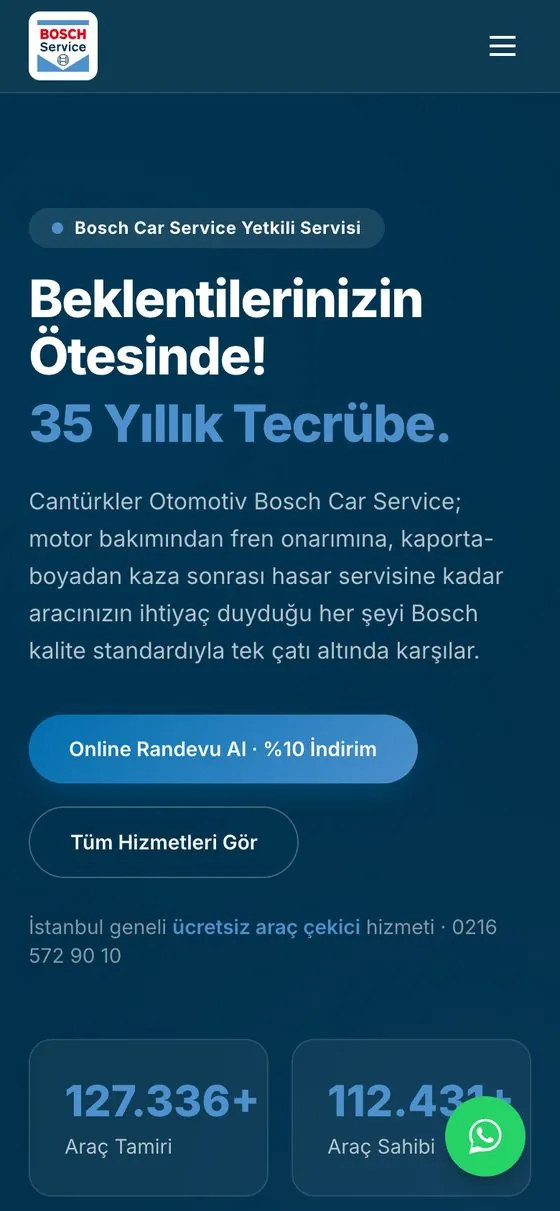 Cantürkler Otomotiv, mobil görünüm